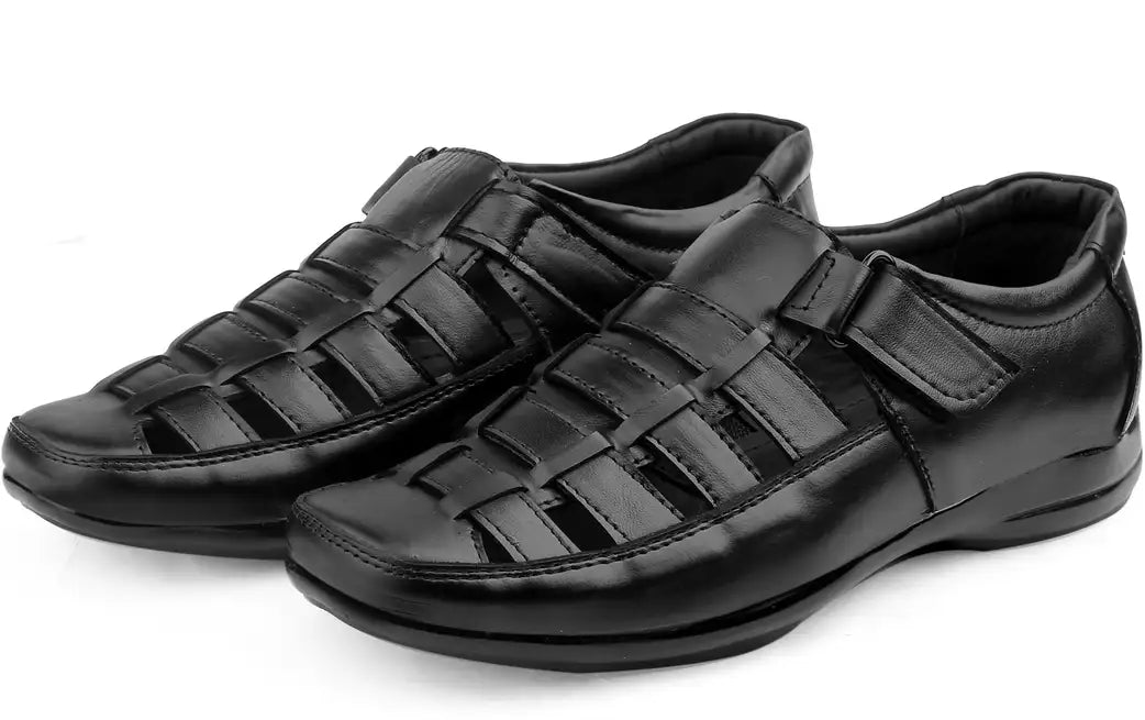 Casual Black Sandals For Men 299