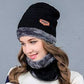 Winters Cap & Muffler for Men & Women(Black)
