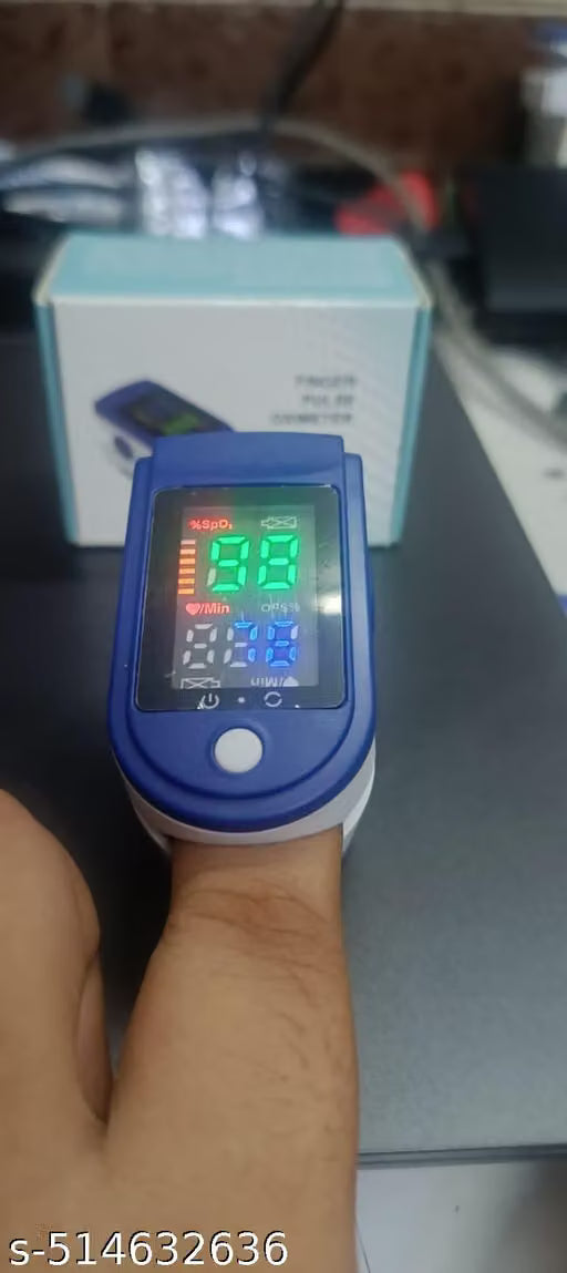Oximeter – Portable Fingertip SpO₂ & Heart Rate Monitor with Battery Indicator-V