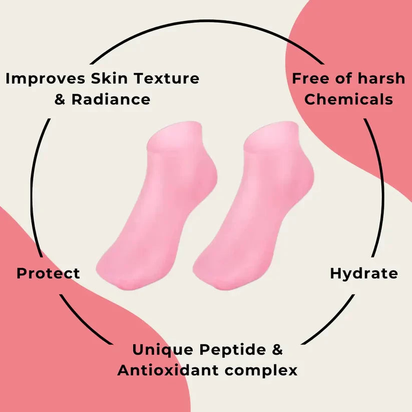 Foot Spa Pedicure Silicone Socks For Men