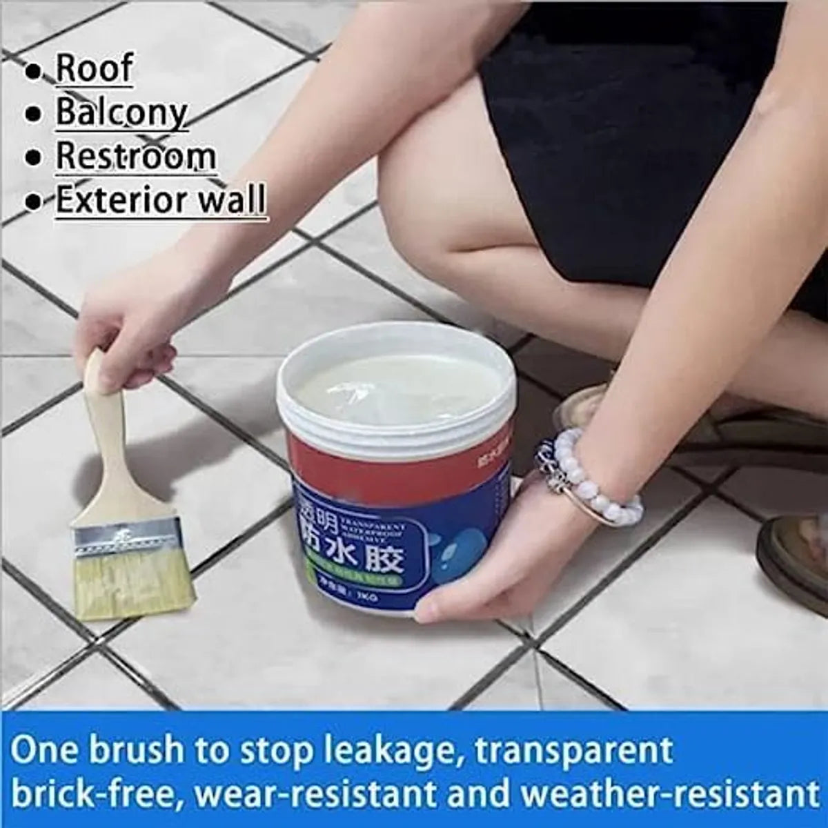 Invisible Waterproof Glue Clear Gel Bathroom Roof