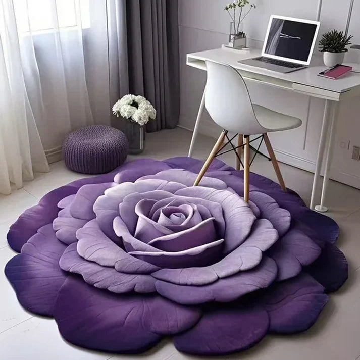 Floral Plush Diatomaceous Earth Floor Mat 399
