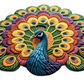 Royal Peacock Design Floor Mat Elegant Home