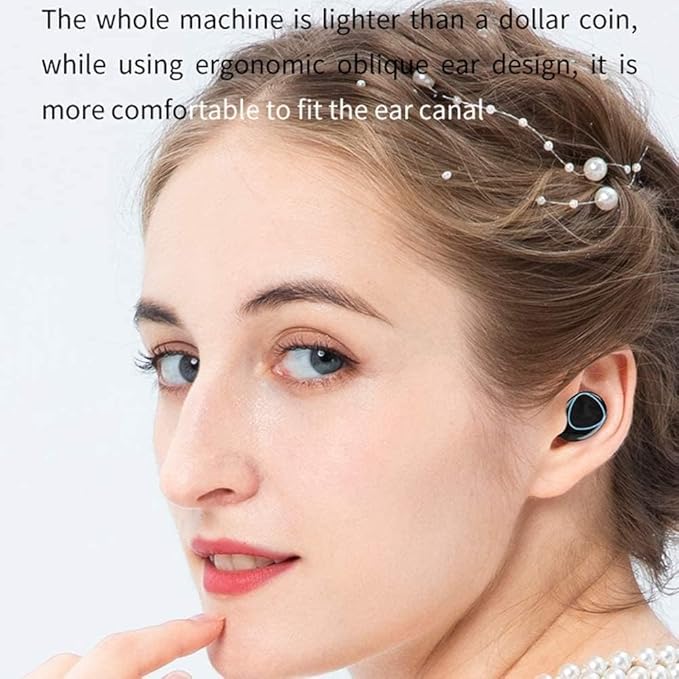 M10 Noise Cancelling Bluetooth Earbuds with Power Bank, Microphone and Touch Controls, Wireless Bluetooth Earbuds
