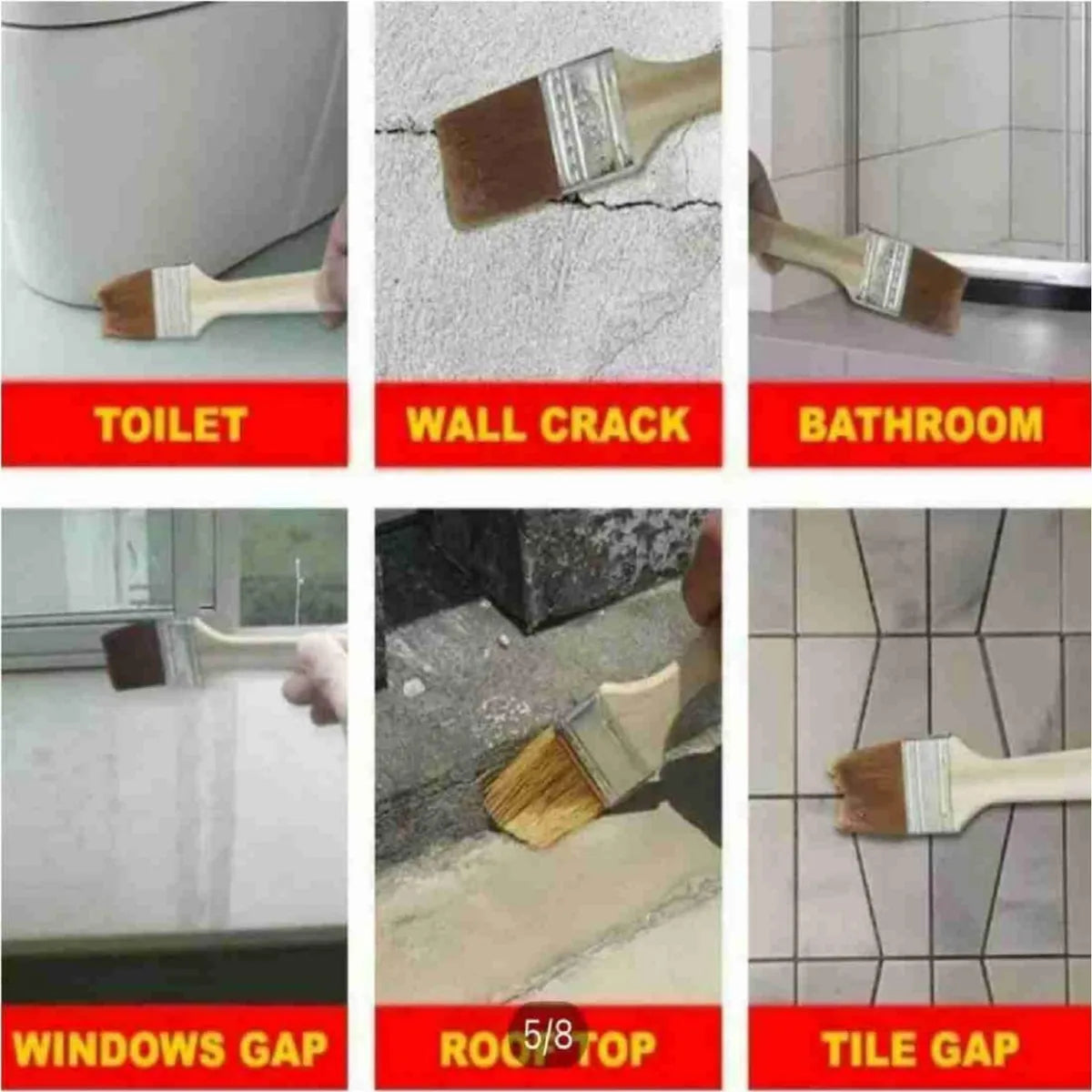 Invisible Waterproof Glue Clear Gel Bathroom Roof