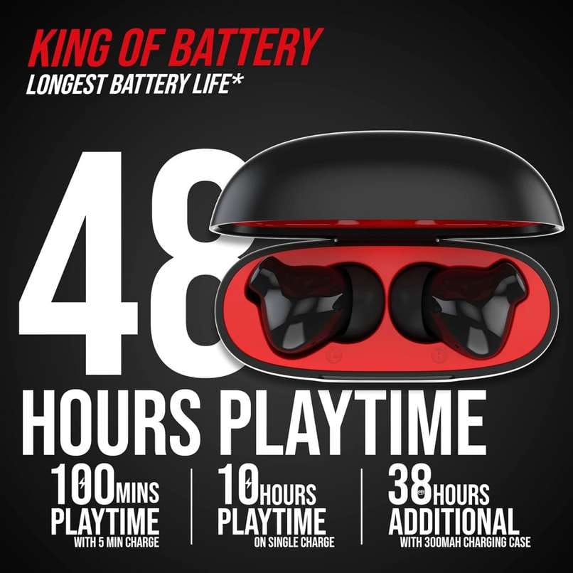 🎧 True Wireless Bluetooth Earbuds 5.3 – ⚡48H Playtime | 🎮 Gaming Mode | 🎤 ENC Mic | 🎵 Deep Bass 🔋