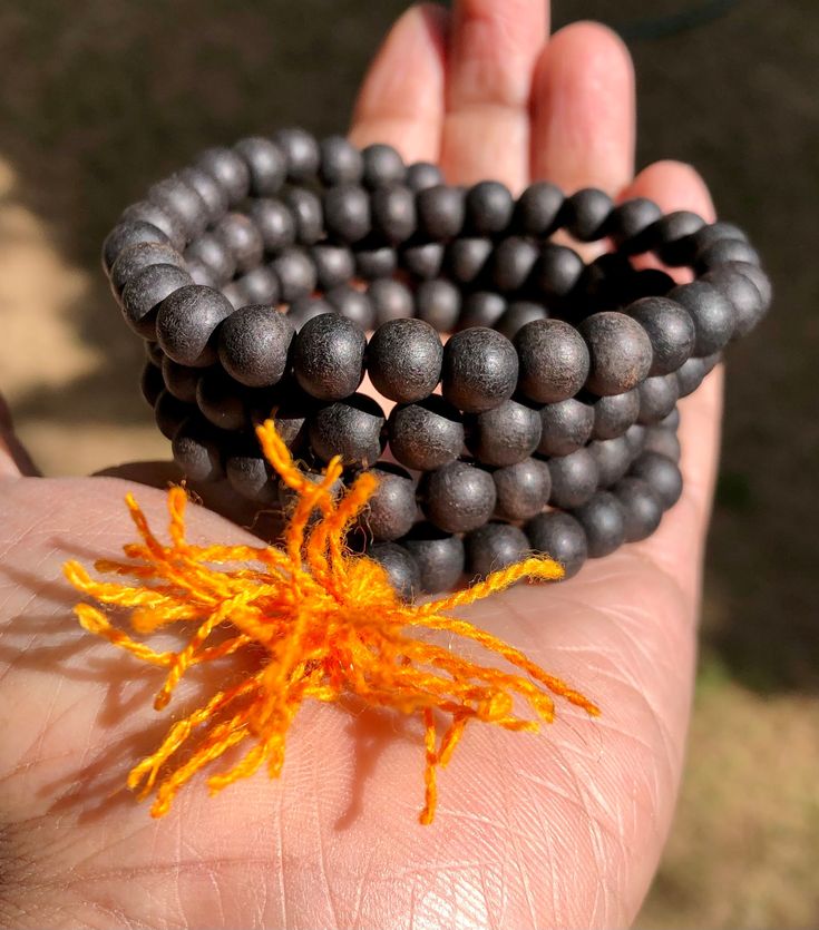 Power Karungali Spiritual Mala Beads Protection Positive