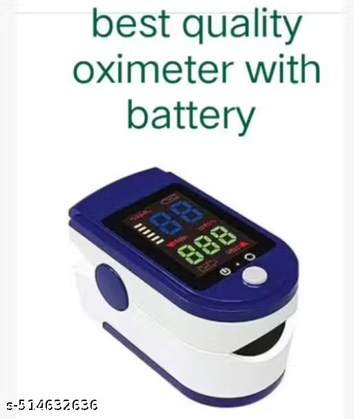 Oximeter – Portable Fingertip SpO₂ & Heart Rate Monitor with Battery Indicator-V