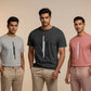 Men's Round Neck Graphic Printed T-Shirts Combo Pack of 3