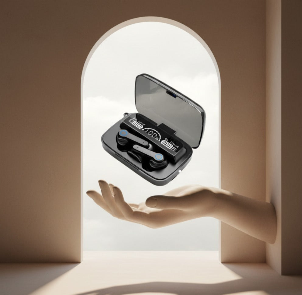 M19 UltraBass True Wireless Earbuds with Enhanced Deep Bass