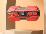CTRL8 K8 true wireless earbuds with energy storage case and digital display in red